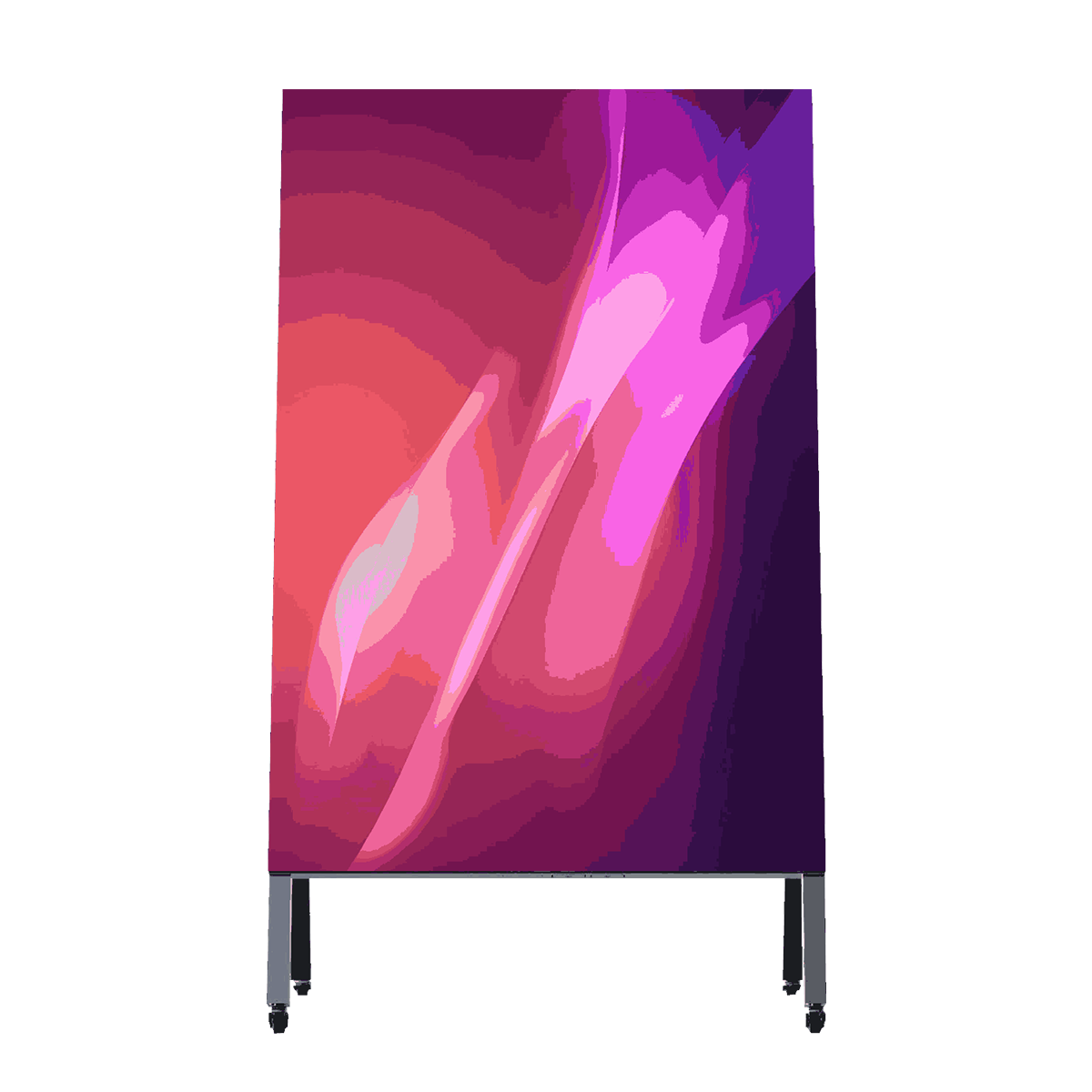 Mobile LED water sign screen