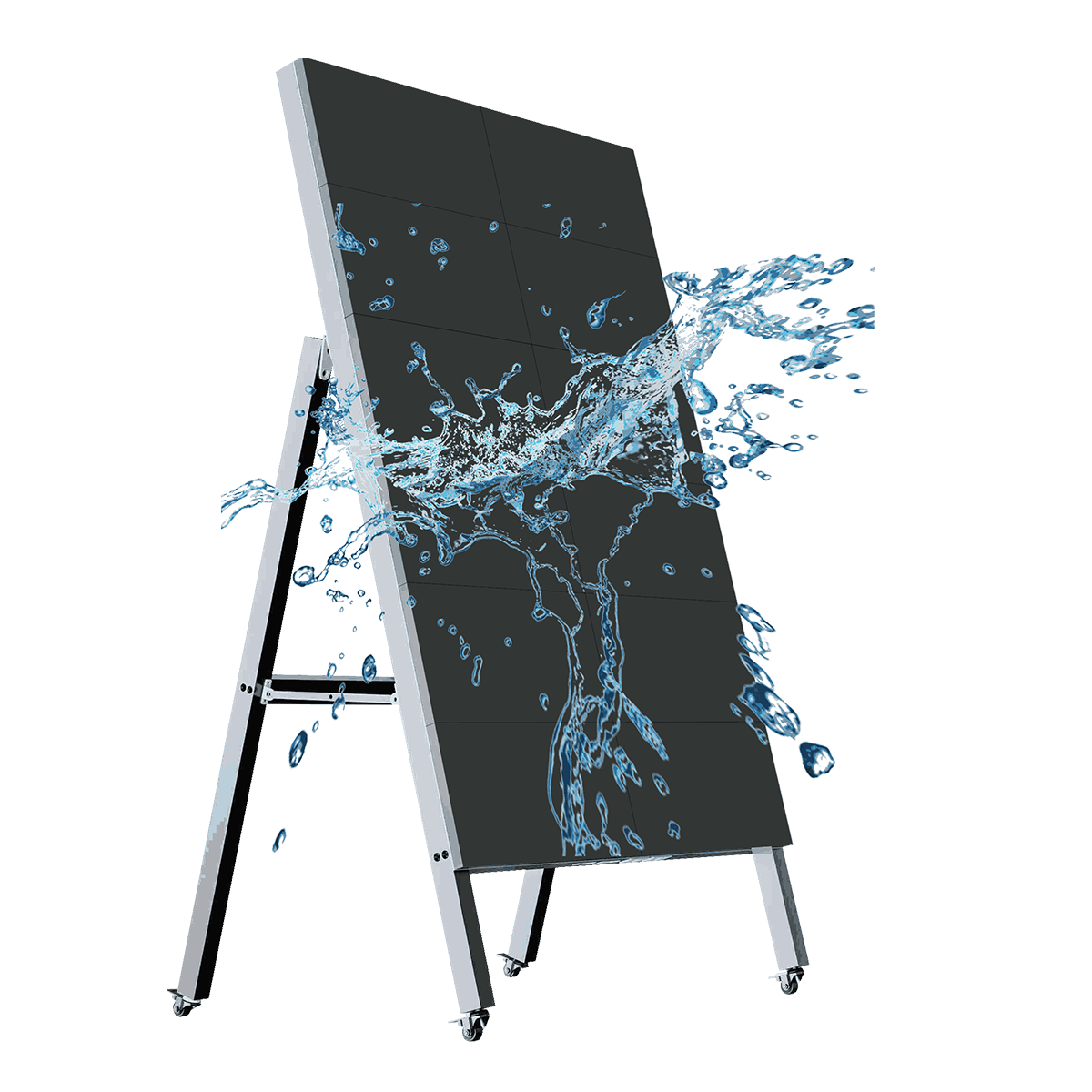 Mobile LED water sign screen