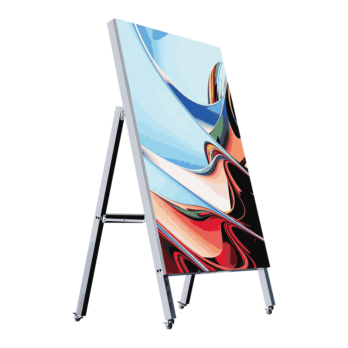 Mobile LED water sign screen